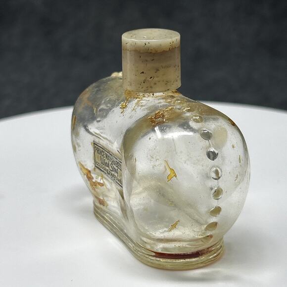 Vtg Prince Matchabelli Wind Song Mini Glass Cologne Bottle Royal Vanity Decor - Picture 4 of 9
